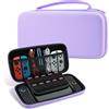 FANPL Custodia viola per Nintendo Switch 2 (2025) accessori, custodia da viaggio rigida portatile con 10 slot per schede di gioco
