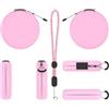 Generico Custodia per Tamagotchi Paradise, borsa porta console per animali virtuali, custodia protettiva antipolvere e antiurto con cinturino da polso (Rosa)