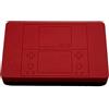 Generic Custodia trasporto protettiva per Anbernic RG DS,console giochi scatola organizzatore di stoccaggio antiurto borsa Per Anbernic RG DS,Disegno del coperchio magnetico (Top rosso con fondo nero)