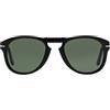 PERSOL Unisex - Adulto 0Po0714 95/31 54 Occhiali da sole, Nero (Black/Grey Green)