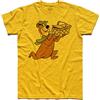 3styler T-Shirt Uomo Orso Yoghi - Yogi Bear 2 - Cartoons Anni 60 Shirt - Linea Classic - 100% Cotone 185 gr/mq (L, Giallo)