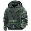 famesale Felpe con Cappuccio da Uomo Africano Trial 3D Stampato Manica Lunga Felpa Pullover Giacca Moda Sciolto Moto Racing Top