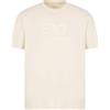 EA7 T-Shirt da Uomo Girocollo Visibility Regular in Cotone Beige Taglia S Codice 7M000224AF10375-U1079