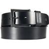 Carhartt Jean Belt Cintura, Pelle brunita (Nero), 56 Uomo