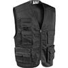 Sottozero Gilet da lavoro da pesca, per attività all'aperto, da uomo, colore nero, beige, blu, grigio, S-XXXL, Nero , XXXL