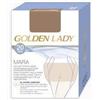 Golden Lady SET 10 COLLANT MARA XL VISONE DAINO NERO (VISONE)