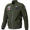 Generic Giubbotti Militari Da Pilota Bomber Da Uomo Giacca Da Motociclista Militare Capispalla Da Carico Cappotto Tattico Da Pilota Dell'aeronautica Militare Army Green XXL
