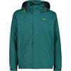 CMP Uomo Hoodie Button Rain giacca, lichen, 4XL
