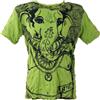 GURU SHOP Guru-Shop, Maglietta del Sole Elefant, Limone, Cotone, Dimensione Indumenti:M, Magliette `Sure`