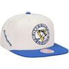 Mitchell & Ness Pittsburgh Penguins Vintage Off White Snapback Cap, bianco, Taglia unica