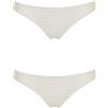 Emporio Armani ALL Over Logo Mesh 2-Pack Brasilian Underwear, Yogurt, M Women's