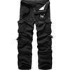 Anyu Uomo Pantalone da Lavoro Multistagione con Tasche Anteriori Payper Worker Pantaloni da Lavoro Style Cargo Nero 32
