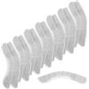 Milisten 20 Paia di Spalline Morbide per Giromanica 36cm X 6cm, Cuscinetti Rinforzanti per Spalle e Giromanica, Imbottitura Lavabile per Abbigliamento Professionale e Completi, Supporto