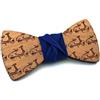 GIGETTO 1910 GIGETTO Papillon in legno Made in Italy Vespette Nodo blu