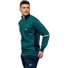 Lotto Tuta FELPATA Uomo + Calze Tennis Omaggio - Tuta Sportiva Autunno Inverno con ZIP Intera Cotone Felpato (IT, Testo, XL, Regular, Regular, VERDE BOSCO 2016)