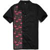 Candow Look Uomo Vintage Camicia da Bowling Danza Camicia Mens Epoca