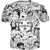 FCMWLKEJI Creativity - Felpa con cappuccio unisex con stampa 3D di Ahegao, con stampa 3D, divertente, Magliette, 80