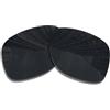 Wetnenss Lenti di ricambio per occhiali da sole Oakley Catalyst OO9272, polarizzate, spessore 1,5 mm, prevenzione del sale, resistenti agli oli (rosso scuro), Nero , 55*43mm
