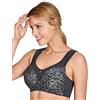 MISS MARY OF SWEDEN Reggiseno per Tutti i Giorni Sostenitivo Senza Ferretto Miss Mary Queen 8e Dark Grey