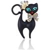 Mrkeung Donna Spilla Clips Spilla Pins Petto Spilla Gem Gioielli Cristallo Strass Accessorio Regalo per le donne-72