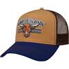 Stetson Cappellino Trucker New Pure Life Uomo - cap Berretto Baseball Mesh Snapback, con Visiera, Visiera Inverno Autunno Primavera Estate Estate/Inverno - Taglia Unica Marrone