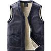 Generico Piumino Senza Maniche Uomo Antivento Invernale Gilet Caldo Smanicato Giubbino Leggera Casual Giubbotto Stand Collare Imbottito Elegante Cappotto Corto con Zip Giacca Softshell Taglie Forti Sportiva