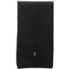 Ralph Lauren Polo Sciarpa con motivo Polo Pony misto lana/nylon riciclato (nero)