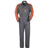 take time/lancelot Tuta da Lavoro con Colletto Grigia Arancio Gabardine Officina A42807 (S)