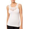 YSABEL MORA Canottiera Termica Donna Spalline Pizzo Calore Moderato e Comfort Ideale per Climi Freschi Design Versatile per Look Casual e Invernali Taglio Aderente per Miglior Ritenzione Calore