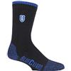 Blueguard - 1 paio calzini calze lavoro uomo antiabrasione rinforzate work in 2 colori e 4 formati (46-50 eur, Nero)
