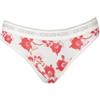 Calvin Klein Perizoma Donna CK Cotone Elasticizzato Elastico a Vista logato Articolo QP3017O Thong, 8NW Lilium Print, S