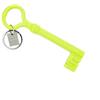 Areaware Key | Portachiavi in silicone | Harry e placcato Argento, colore: Chartreuse (verde chiaro)., cod. HARK4KG