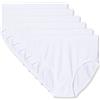 Cotonella A 8126 0001 K6 Slip, Bianco, 42 (Taglia Produttore:IV) (Pacco da 6) Donna