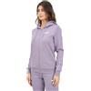 PUMA Felpa con Zip Ess Tape Lilla da Donna S