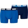 Puma Boxer Boxershorts Men Herren Everyday Unterhose Unterwäsche 2er Pack, Farbe:003 - True Blue, Bekleidungsgröße:XXL