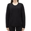 Carla Ferroni Maglia Donna Pura Lana con Ricami Art 4146 (L, Nero)
