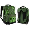 MINECRAFT Zaino Scuola Elementare, Zaino Scuola, Gadget Originali Verde
