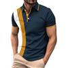Generic Maglia Uomo Manica Corta T Shirt Donna Elegante Camicia Uomo Regular Fit Camicia Uomo Bianca Polo Manica Corta Uomo Blu T-Shirt da Uomo per Interni Spiaggia Marina Militare M