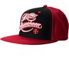 WEST COAST CHOPPERS Kimi Cross Logo Snapback Flatbill Hat rosso/nero