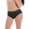 La Furlana PDA Slip Filo Scozia Senza Cuciture Made in Italy Scatola da 6 Pezzi (5, Nero)