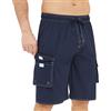 Peuignao Costume da Bagno Uomo Costume Piscina Surf Uomo Costumi da Bagno Mare Nuoto Piscina Estivi Sportivi Uomo Pantaloncini da Bagno Surf Spiaggia Uomo Costume Pantaloncino Taglie Forti Shorts Mare Uomo 42