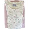 Linclalor Pigiama Donna Interlock Cotone Invernale Serafino e Aperto avanti (IT, Numero, 46, Regular, Regular, Rosa Aurora)