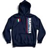 Generico Felpa Uomo Tifosi Ultras Mantova Vari Colori Taglie dalla S alla XXL - Felpa con Cappuccio e Tasca Centrale (L, Blu)
