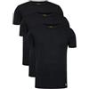 Ralph Lauren Polo Ralph Lauren - Maglietta da uomo girocollo nera, confezione da 3 pezzi (as3, Alpha, M, Regular)