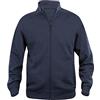 NSTF Taglie Forti Uomo Felpa Cotone Cardigan Maglia Aperta S - 8XL (4XL, Blu Scuro)