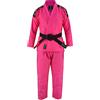 Playwell Uniforme da donna rosa Pro Elite BJJ GI (viene fornita con cintura bianca gratuita) (F3), Rosa, taglia unica