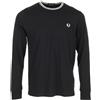 Fred Perry Long Sleeve Twin Tipped T-Shirt, Maglietta Uomo - L