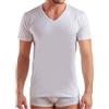 ENRICO COVERI T-Shirt in puro cotone calibrata collo V art. ET1101 (3pz) - 7, Bianco
