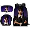 MASINIES Set zaino - zaino per la scuola e il computer portatile, zaino da viaggio casual con portapranzo, #4, M