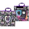 Nice Group - Monster High Make Up Case, Valigetta Trucchi per Bambini con Specchio, Ombretti, Smalti, Lucidalabbra
